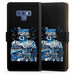 Sideflip mit langer Lasche schwarz