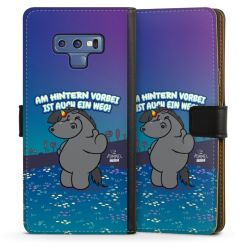 Sideflip mit langer Lasche schwarz