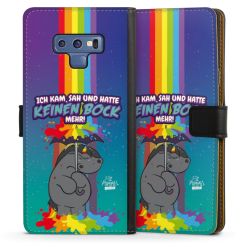 Sideflip mit langer Lasche schwarz