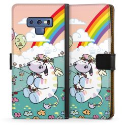 Sideflip mit langer Lasche schwarz