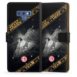 Sideflip mit langer Lasche schwarz