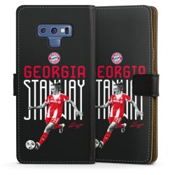 Sideflip mit langer Lasche schwarz