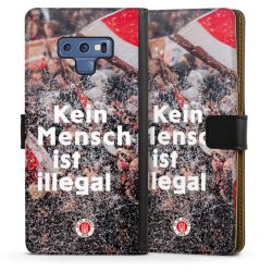 Sideflip mit langer Lasche schwarz