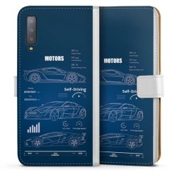 Sideflip Fodral med flap vit