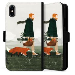 Sideflip Fodral med flap svart