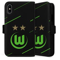 Sideflip mit langer Lasche schwarz