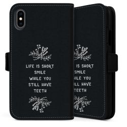 Sideflip Fodral med flap svart