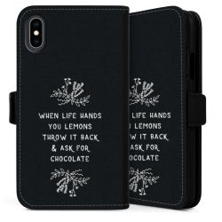 Sideflip Fodral med flap svart