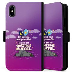 Sideflip mit langer Lasche schwarz