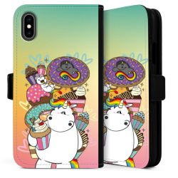 Sideflip mit langer Lasche schwarz