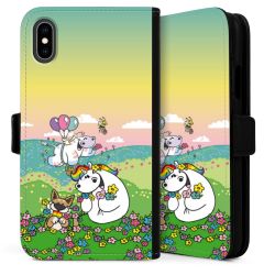 Sideflip mit langer Lasche schwarz