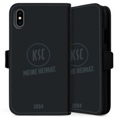 Sideflip mit langer Lasche schwarz