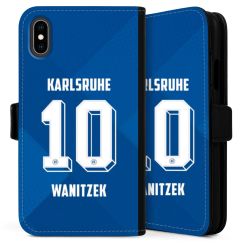 Sideflip mit langer Lasche schwarz