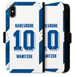 Sideflip mit langer Lasche schwarz