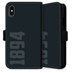 Sideflip mit langer Lasche schwarz