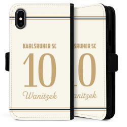 Sideflip mit langer Lasche schwarz