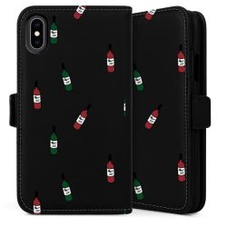 Sideflip Fodral med flap svart