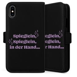 Sideflip mit langer Lasche schwarz