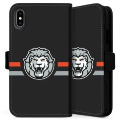 Sideflip mit langer Lasche schwarz