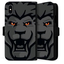 Sideflip mit langer Lasche schwarz