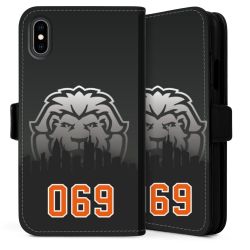 Sideflip mit langer Lasche schwarz