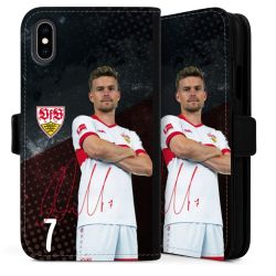 Sideflip mit langer Lasche schwarz