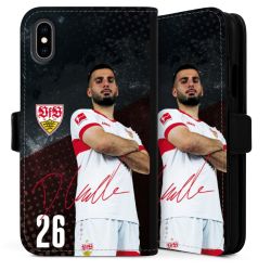 Sideflip mit langer Lasche schwarz