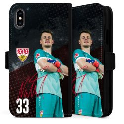 Sideflip mit langer Lasche schwarz