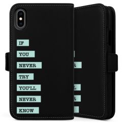 Sideflip Fodral med flap svart