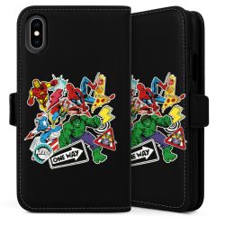 Sideflip Fodral med flap svart