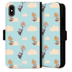 Sideflip mit langer Lasche schwarz