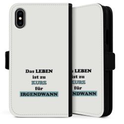 Sideflip mit langer Lasche schwarz