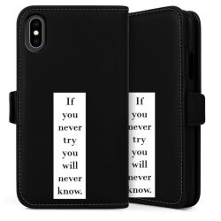 Sideflip Fodral med flap svart