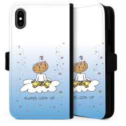 Sideflip mit langer Lasche schwarz