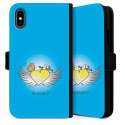 Sideflip mit langer Lasche schwarz