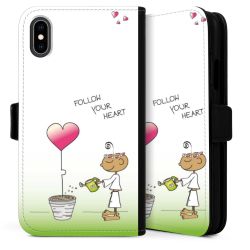 Sideflip mit langer Lasche schwarz