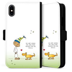 Sideflip mit langer Lasche schwarz