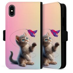 Sideflip Fodral med flap svart