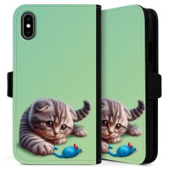 Sideflip Fodral med flap svart