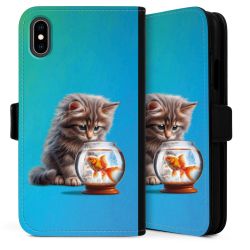 Sideflip Fodral med flap svart