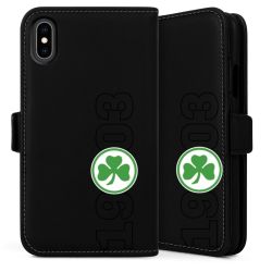 Sideflip mit langer Lasche schwarz