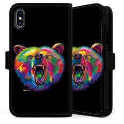 Sideflip Fodral med flap svart