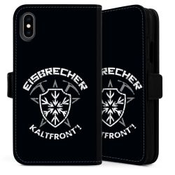 Sideflip mit langer Lasche schwarz