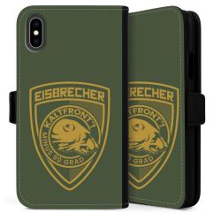 Sideflip mit langer Lasche schwarz