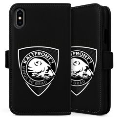 Sideflip mit langer Lasche schwarz