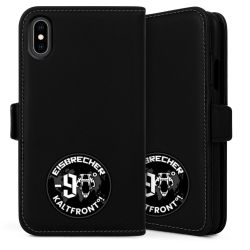 Sideflip mit langer Lasche schwarz