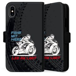 Sideflip mit langer Lasche schwarz