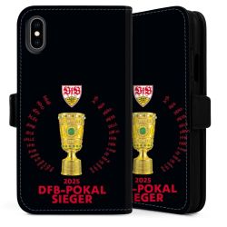 Sideflip mit langer Lasche schwarz