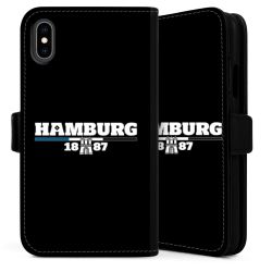 Sideflip mit langer Lasche schwarz