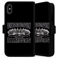 Sideflip mit langer Lasche schwarz